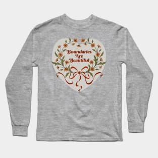 Boundaries Are Beautiful Long Sleeve T-Shirt